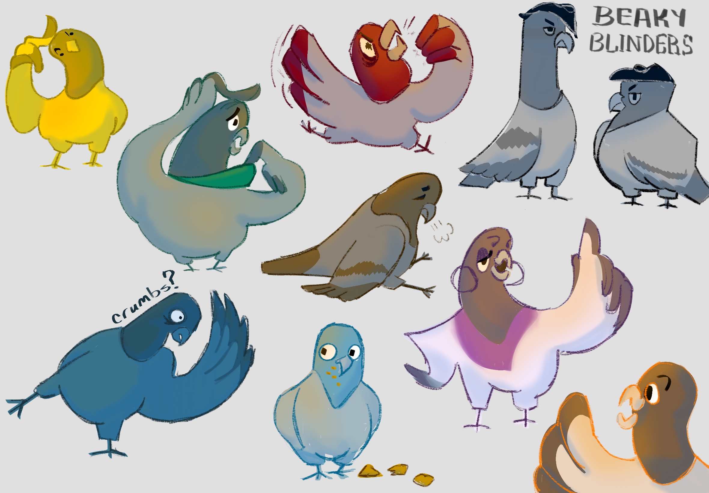 Silly Pigeons